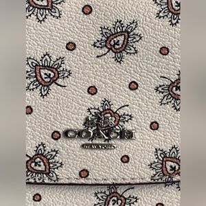 Coach F87223. Small wallet Forest Bud print